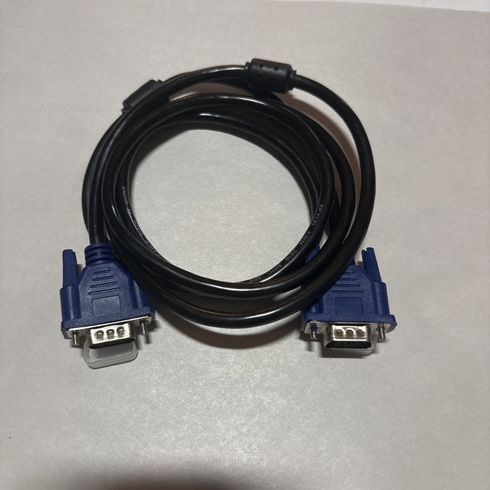 5FT VGA Monitor Cable Male To Male for Computer TV 15 pin - Picture 2 of 6